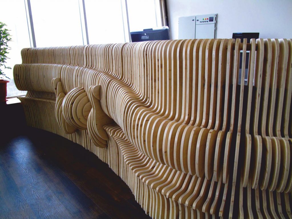 חיפוי לעמדות עבודה עשויים מעץ